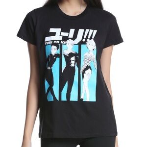 Yuri on Ice anime short sleeve shirt size-XS